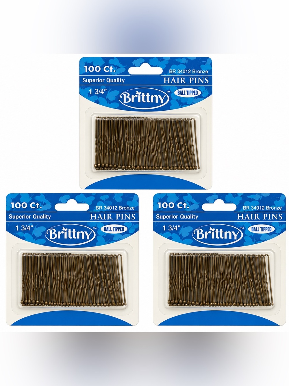 Ball-Tipped Hair Pins - 300 ct